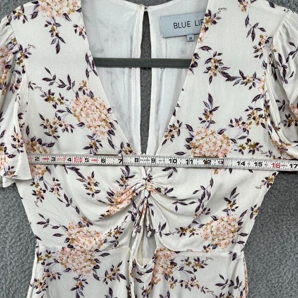 Blue Life Floral Romper Size Medium - Picture 8 of 13